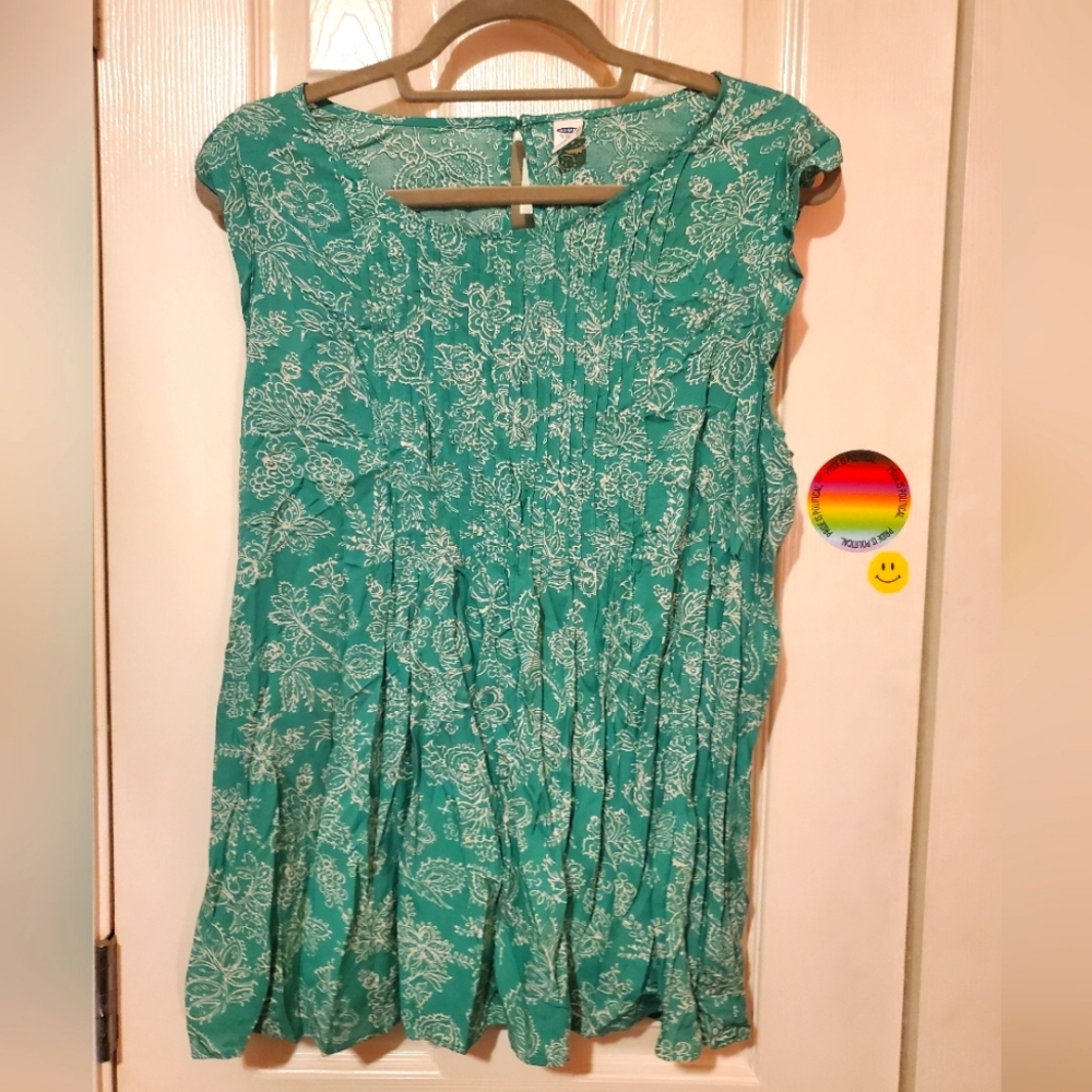 Old Navy Green Blouse